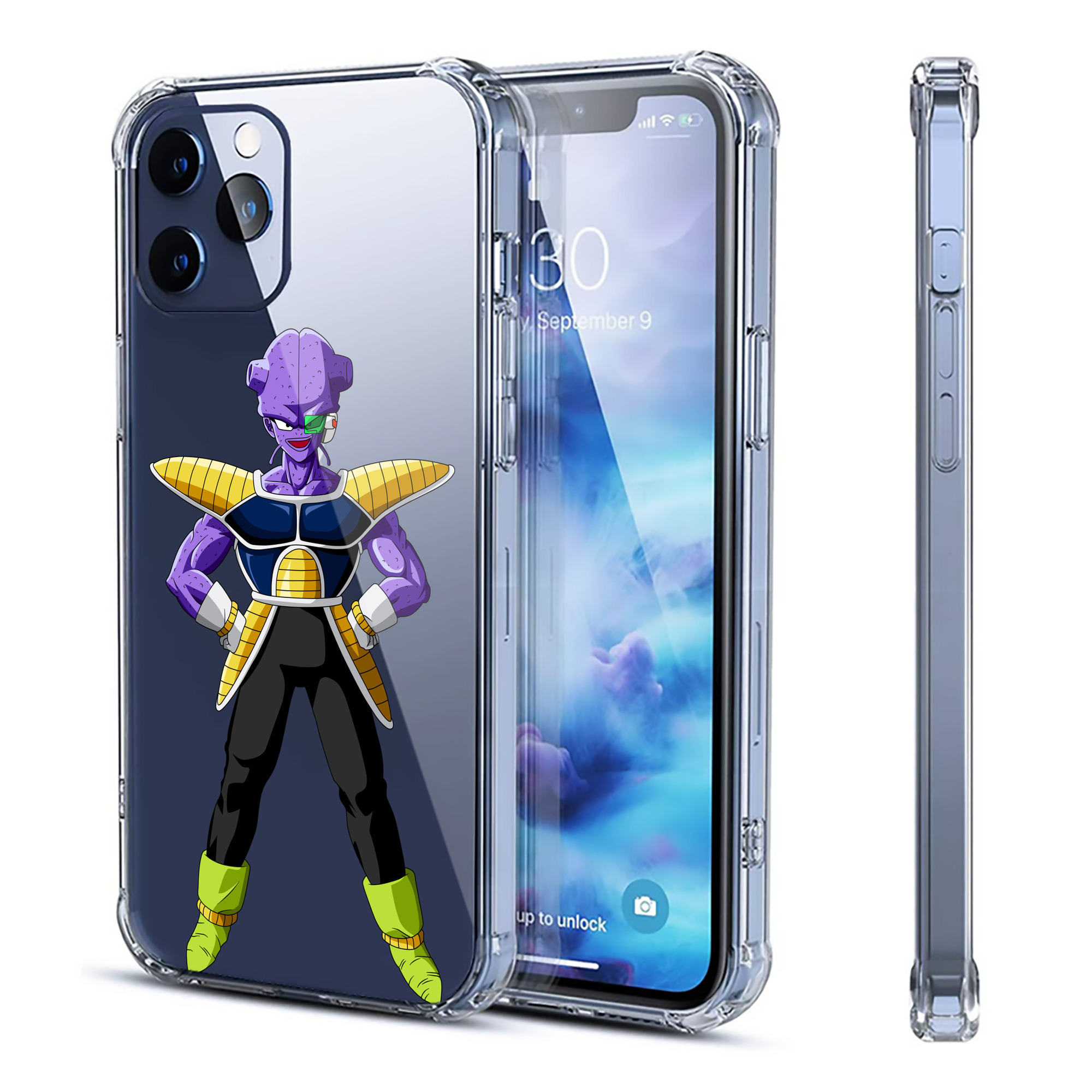（画像用） ドラゴンボール DRAGON BALL 【iPhone 12シリーズ対応】透明スマホケース（クリアソフトケース）